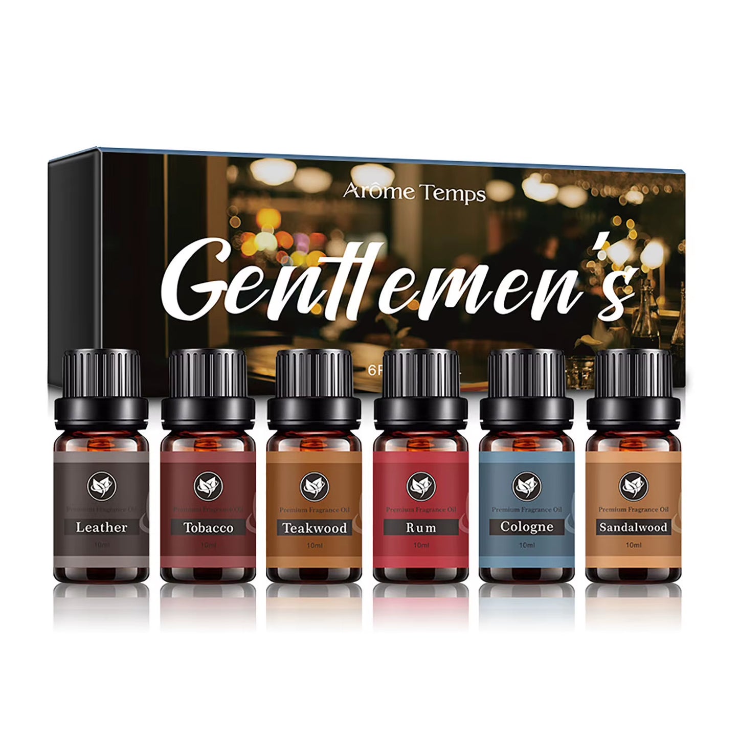 10Ml 6 Bottles Aromatic Plant Fragrance Oil Aromatherapy Diffusers Freshening Air Relieve Stress Essential Oil