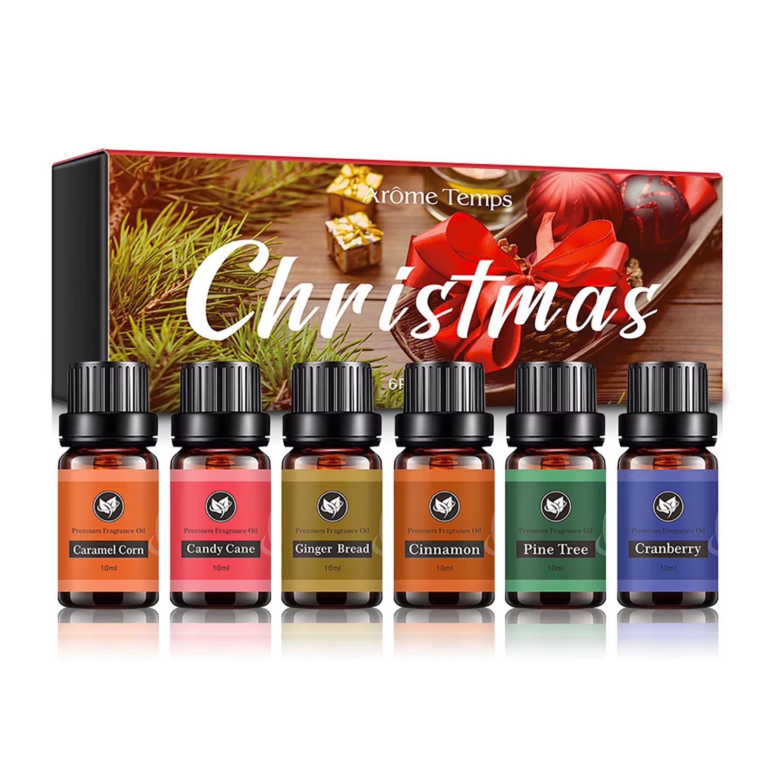 10Ml 6 Bottles Aromatic Plant Fragrance Oil Aromatherapy Diffusers Freshening Air Relieve Stress Essential Oil