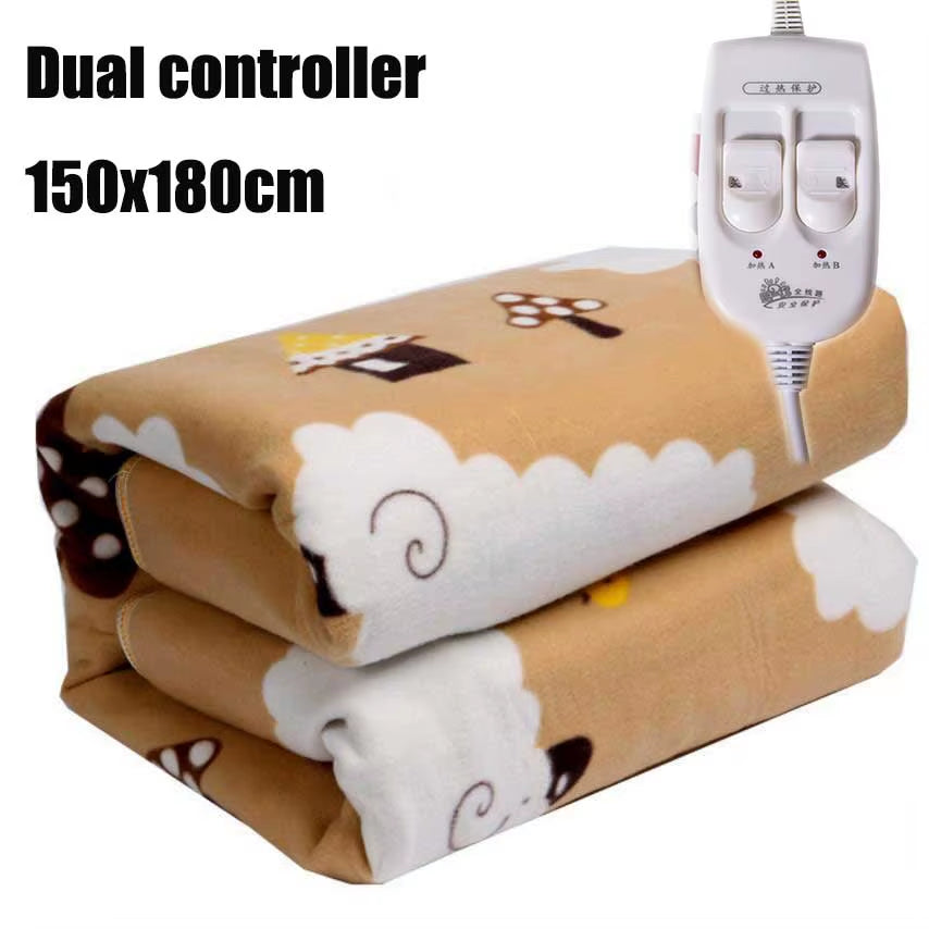 Warm Bed Heater Electric Heated Blanket 220V Electric Blanket Manta Electrica Heating Blanket Carpets Heated Mat